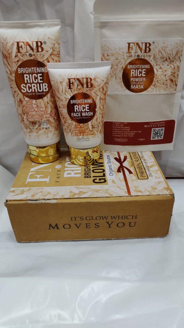 BNB Rice Facial Kit for Glowing and Brightening Skin | Organic Face ...
