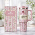 Travel Mug with Handle & Straw Thermal Cup for Hot - Cold Drinks - Image 5