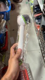 Kitchen Cleaning Brush with Soap Dispenser – Adjustable Handle Refillable - Image 6