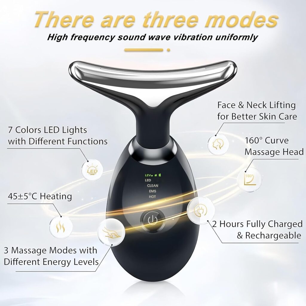 Vegena Face Massager Against Wrinkles, Face Beauty Device, Electric Face Massager
