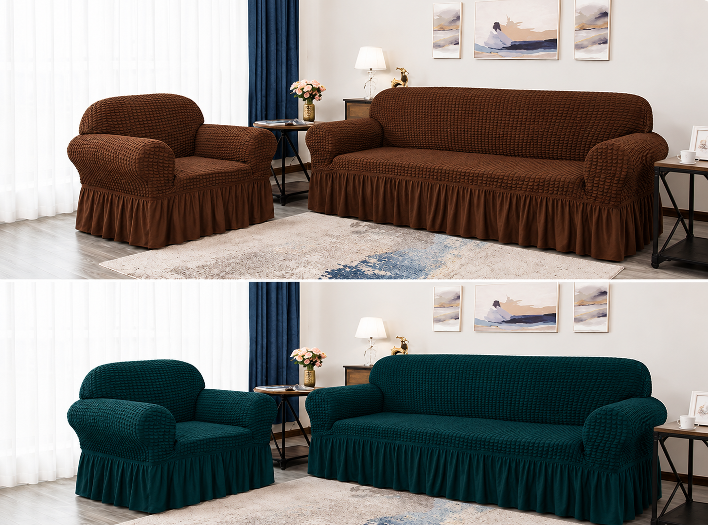 Bubble sofa cover