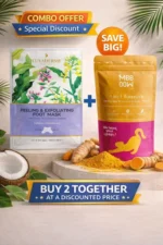 Meow Body Hair Removal Wax Powder + Peeling Foot Mask COMBO - Image 2